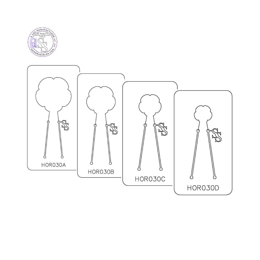 PANCAKE DIE HOR030 FLOWER 10 - 5 PETALS